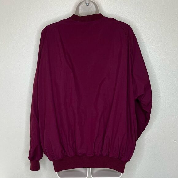 Vintage 80s Sunderland of Scotland Weatherbeater Maroon Rainwear Women XL Golf - Picture 7 of 14